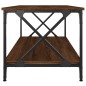 vidaXL Couchtisch Braun Eichen-Optik 100x50x45 cm Holzwerkstoff Eisen vidaXL Couchtisch Braun Eichen-Optik 100x50x45 cm Holzwerkstoff Eisen