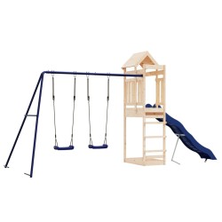 vidaXL Spielturm Massivholz Kiefer