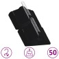 vidaXL 50 Stk. Kleiderbügel-Set Anti-Rutsch Schwarz Samt vidaXL 50 Stk. Kleiderbügel-Set Anti-Rutsch Schwarz Samt