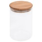 vidaXL Vorratsgläser mit Bambusdeckel 4 Stk. 800 ml vidaXL Vorratsgläser mit Bambusdeckel 4 Stk. 800 ml