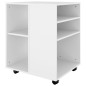 vidaXL Rollschrank Weiß 60x53x72 cm Holzwerkstoff vidaXL Rollschrank Weiß 60x53x72 cm Holzwerkstoff