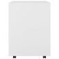 vidaXL Rollschrank Weiß 60x53x72 cm Holzwerkstoff vidaXL Rollschrank Weiß 60x53x72 cm Holzwerkstoff