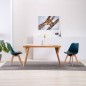 vidaXL Esszimmerstühle 2 Stk. Türkis und Schwarz Kunstleder vidaXL Esszimmerstühle 2 Stk. Türkis und Schwarz Kunstleder