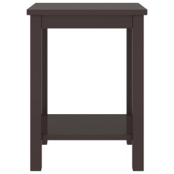 vidaXL Nachttisch Dunkelbraun 35x30x47 cm Massivholz Kiefer