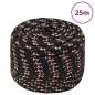 vidaXL Bootsseil Schwarz 14 mm 25 m Polypropylen vidaXL Bootsseil Schwarz 14 mm 25 m Polypropylen