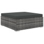 vidaXL 13-tlg. Garten-Lounge-Set mit Polstern Poly Rattan Grau vidaXL 13-tlg. Garten-Lounge-Set mit Polstern Poly Rattan Grau