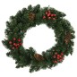 vidaXL Weihnachtskränze 2 Stk. mit Schmuck Grün 45 cm vidaXL Weihnachtskränze 2 Stk. mit Schmuck Grün 45 cm