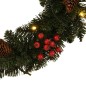 vidaXL Weihnachtskränze 2 Stk. mit Schmuck Grün 45 cm vidaXL Weihnachtskränze 2 Stk. mit Schmuck Grün 45 cm