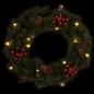 vidaXL Weihnachtskränze 2 Stk. mit Schmuck Grün 45 cm vidaXL Weihnachtskränze 2 Stk. mit Schmuck Grün 45 cm