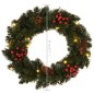 vidaXL Weihnachtskränze 2 Stk. mit Schmuck Grün 45 cm vidaXL Weihnachtskränze 2 Stk. mit Schmuck Grün 45 cm