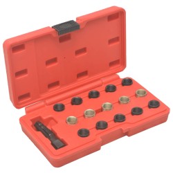 vidaXL 16-tlg. Zündkerzengewinde-Reparatursatz M14×1,25 