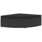 vidaXL 6-tlg. Garten-Lounge-Set mit Auflagen Poly Rattan Schwarz vidaXL 6-tlg. Garten-Lounge-Set mit Auflagen Poly Rattan Schwarz