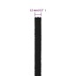 vidaXL Arbeitsseil Schwarz 12 mm 25 m Polyester vidaXL Arbeitsseil Schwarz 12 mm 25 m Polyester