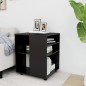 vidaXL Rollschrank Schwarz 60x53x72 cm Holzwerkstoff vidaXL Rollschrank Schwarz 60x53x72 cm Holzwerkstoff