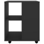vidaXL Rollschrank Schwarz 60x53x72 cm Holzwerkstoff vidaXL Rollschrank Schwarz 60x53x72 cm Holzwerkstoff