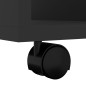 vidaXL Rollschrank Schwarz 60x53x72 cm Holzwerkstoff vidaXL Rollschrank Schwarz 60x53x72 cm Holzwerkstoff