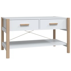 vidaXL Couchtisch Weiß 82x48x45 cm Holzwerkstoff