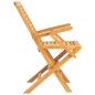 vidaXL Gartenstühle 2 Stk. Klappbar 56x63x90 cm Massivholz Teak vidaXL Gartenstühle 2 Stk. Klappbar 56x63x90 cm Massivholz Teak