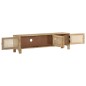 vidaXL TV-Schrank 140x30x40 cm Mango Massivholz und Rohrgeflecht vidaXL TV-Schrank 140x30x40 cm Mango Massivholz und Rohrgeflecht