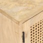 vidaXL TV-Schrank 140x30x40 cm Mango Massivholz und Rohrgeflecht vidaXL TV-Schrank 140x30x40 cm Mango Massivholz und Rohrgeflecht