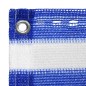 vidaXL Balkon-Sichtschutz Blau und Weiß 75x500 cm HDPE vidaXL Balkon-Sichtschutz Blau und Weiß 75x500 cm HDPE