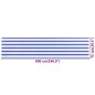 vidaXL Balkon-Sichtschutz Blau und Weiß 75x500 cm HDPE vidaXL Balkon-Sichtschutz Blau und Weiß 75x500 cm HDPE