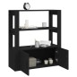 vidaXL Sideboard Schwarz 80x30x90 cm Holzwerkstoff vidaXL Sideboard Schwarz 80x30x90 cm Holzwerkstoff