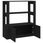 vidaXL Sideboard Schwarz 80x30x90 cm Holzwerkstoff vidaXL Sideboard Schwarz 80x30x90 cm Holzwerkstoff