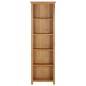 vidaXL Bücherregal 52x22,5x170 cm Eiche Massivholz vidaXL Bücherregal 52x22,5x170 cm Eiche Massivholz