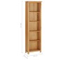vidaXL Bücherregal 52x22,5x170 cm Eiche Massivholz vidaXL Bücherregal 52x22,5x170 cm Eiche Massivholz