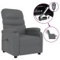 vidaXL Relaxsessel Elektrisch Grau Kunstleder vidaXL Relaxsessel Elektrisch Grau Kunstleder
