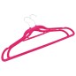 vidaXL 100 Stk. Kleiderbügel-Set Anti-Rutsch Rosa Samt vidaXL 100 Stk. Kleiderbügel-Set Anti-Rutsch Rosa Samt
