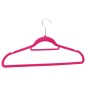 vidaXL 100 Stk. Kleiderbügel-Set Anti-Rutsch Rosa Samt vidaXL 100 Stk. Kleiderbügel-Set Anti-Rutsch Rosa Samt