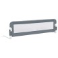 vidaXL Kleinkind-Bettschutzgitter Grau 120x42 cm Polyester vidaXL Kleinkind-Bettschutzgitter Grau 120x42 cm Polyester
