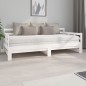 vidaXL Tagesbett Ausziehbar Weiß Massivholz Kiefer 2x(90x200) cm vidaXL Tagesbett Ausziehbar Weiß Massivholz Kiefer 2x(90x200) cm