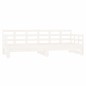 vidaXL Tagesbett Ausziehbar Weiß Massivholz Kiefer 2x(90x200) cm vidaXL Tagesbett Ausziehbar Weiß Massivholz Kiefer 2x(90x200) cm