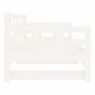 vidaXL Tagesbett Ausziehbar Weiß Massivholz Kiefer 2x(90x200) cm vidaXL Tagesbett Ausziehbar Weiß Massivholz Kiefer 2x(90x200) cm