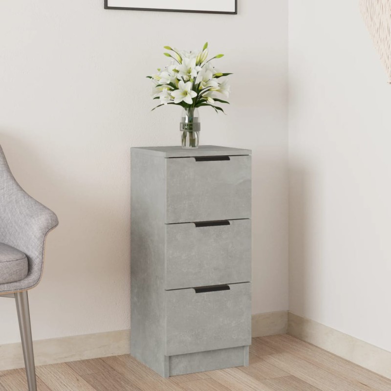 vidaXL Sideboard Betongrau 30x30x70 cm Holzwerkstoff vidaXL Sideboard Betongrau 30x30x70 cm Holzwerkstoff