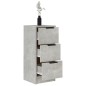 vidaXL Sideboard Betongrau 30x30x70 cm Holzwerkstoff vidaXL Sideboard Betongrau 30x30x70 cm Holzwerkstoff
