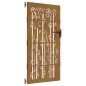 vidaXL Gartentor 85x175 cm Cortenstahl Bambus-Design vidaXL Gartentor 85x175 cm Cortenstahl Bambus-Design