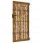 vidaXL Gartentor 85x175 cm Cortenstahl Bambus-Design vidaXL Gartentor 85x175 cm Cortenstahl Bambus-Design