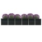 vidaXL Garten-Hochbeet Verzinkter Stahl 480x80x77 cm Anthrazit vidaXL Garten-Hochbeet Verzinkter Stahl 480x80x77 cm Anthrazit