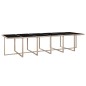 17-tlg. Garten-Essgruppe mit Auflagen Poly Rattan Beige 17-tlg. Garten-Essgruppe mit Auflagen Poly Rattan Beige