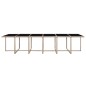 17-tlg. Garten-Essgruppe mit Auflagen Poly Rattan Beige 17-tlg. Garten-Essgruppe mit Auflagen Poly Rattan Beige