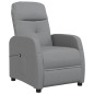 vidaXL Relaxsessel Elektrisch Hellgrau Stoff vidaXL Relaxsessel Elektrisch Hellgrau Stoff