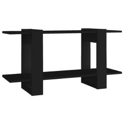 vidaXL Bücherregal Schwarz 100x30x51 cm Holzwerkstoff