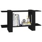 vidaXL Bücherregal Schwarz 100x30x51 cm Holzwerkstoff vidaXL Bücherregal Schwarz 100x30x51 cm Holzwerkstoff