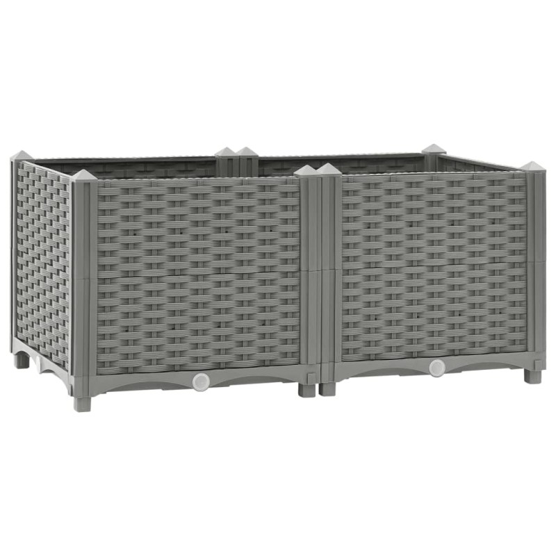 vidaXL Hochbeet 80x40x38 cm Polypropylen vidaXL Hochbeet 80x40x38 cm Polypropylen