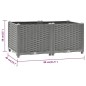 vidaXL Hochbeet 80x40x38 cm Polypropylen vidaXL Hochbeet 80x40x38 cm Polypropylen