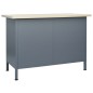 vidaXL Werkbank Schwarz 120x60x85 cm Stahl vidaXL Werkbank Schwarz 120x60x85 cm Stahl